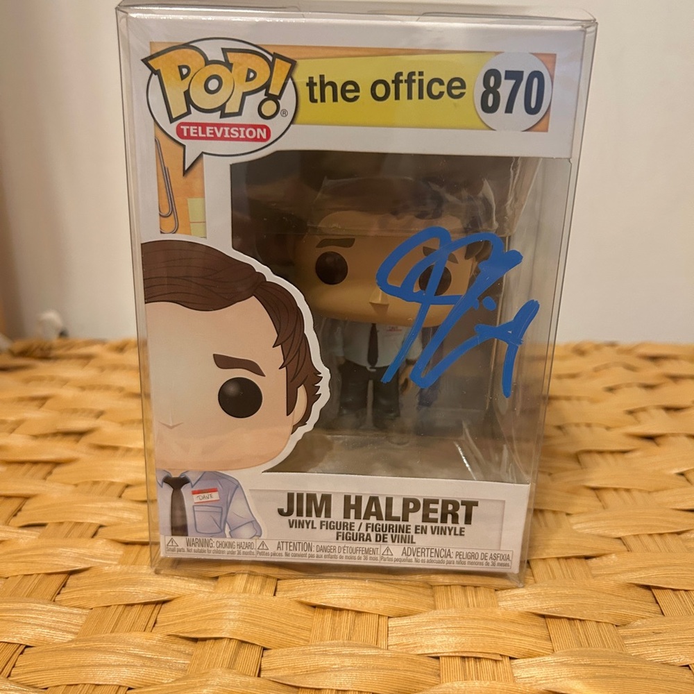 Funko Jim Halpert (The Office) Vinyl Figure - Autographed